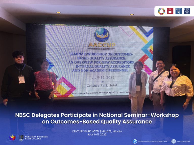 NBSC Delegates Participate in National Seminar-Workshop on Outcomes-Based Quality Assurance