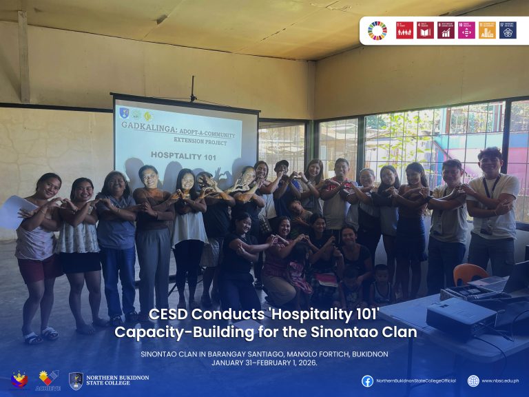 CESD Conducts ‘Hospitality 101’ Capacity-Building for the Sinontao Clan
