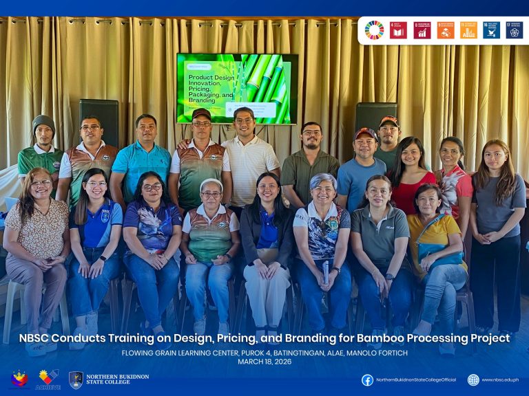 NBSC Conducts Training on Design, Pricing, and Branding for Bamboo Processing Project