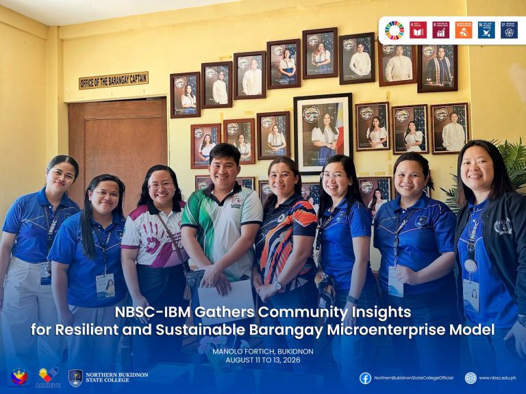 NBSC-IBM Gathers Community Insights for Resilient and Sustainable Barangay Microenterprise Model