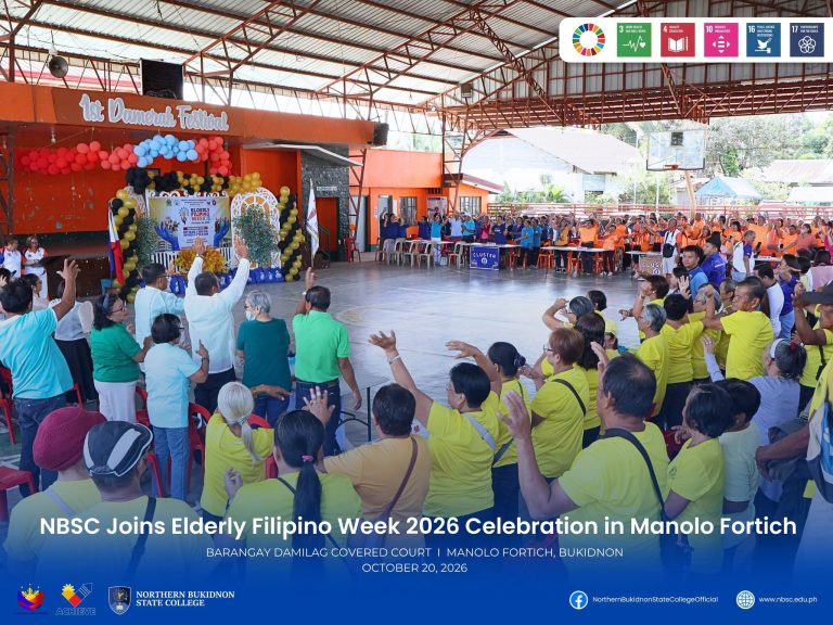 NBSC Joins Elderly Filipino Week 2026 Celebration in Manolo Fortich
