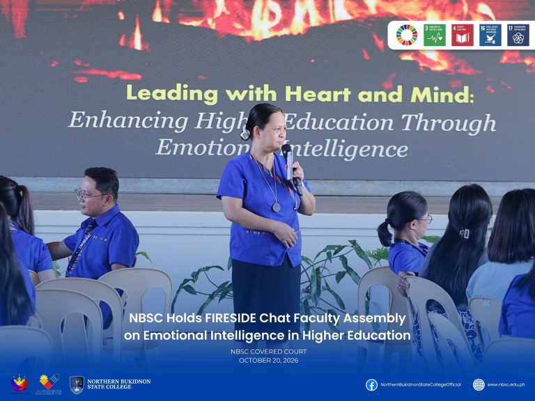 NBSC Holds FIRESIDE Chat Faculty Assembly on Emotional Intelligence in Higher Education