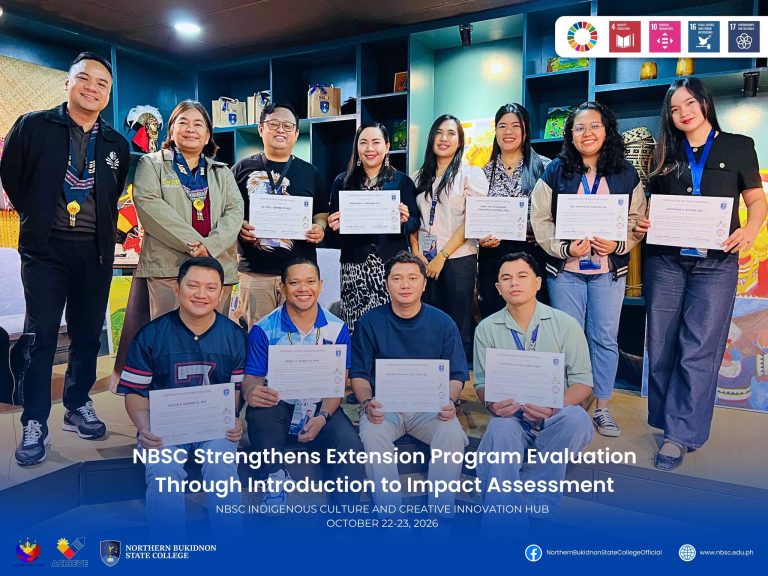 NBSC Strengthens Extension Program Evaluation Through Introduction to Impact Assessment