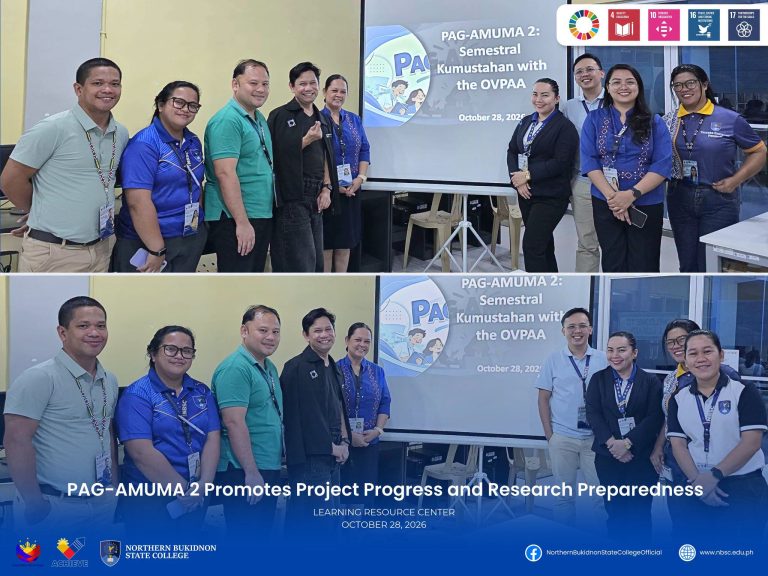 PAG-AMUMA 2 Promotes Project Progress and Research Preparedness